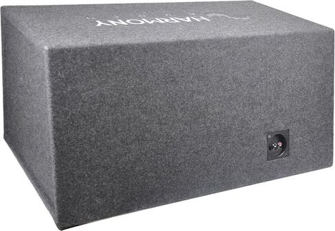 Harmony Audio HA-RD12 Car Rhythm Loaded Dual 12" Vented 1200W Sub Box Enclosure in Saudi Arabia