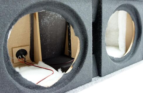 Harmony Audio HA-RD12 Car Rhythm Loaded Dual 12" Vented 1200W Sub Box Enclosure in Saudi Arabia