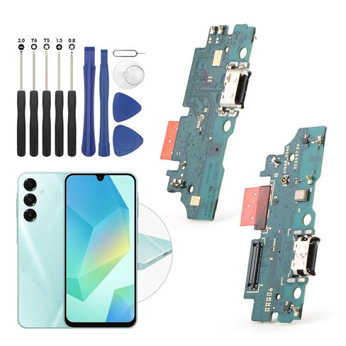 Dock Connector for Samsung Galaxy A16 5G Charging Port Flex Cable Replacement for Samsung Galaxy A16 5G A166B/A166E/A166U/A166M USB Charger Dock Board Connector with Tools(Black) in Saudi Arabia