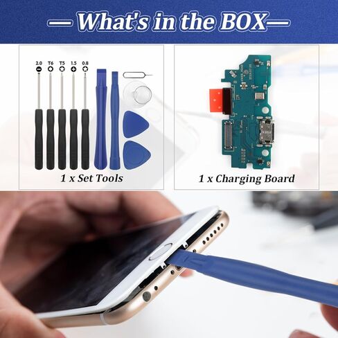 Dock Connector for Samsung Galaxy A16 5G Charging Port Flex Cable Replacement for Samsung Galaxy A16 5G A166B/A166E/A166U/A166M USB Charger Dock Board Connector with Tools(Black) in Saudi Arabia