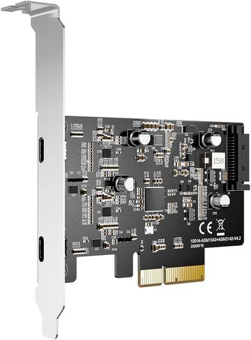M.2 NVMe SSD to PCIe X16/X8/X4 Adapter Card with Aluminum Heatsink, Expansion for M.2 PCIe NVMe/AHCI M-Key 2280/2260/2242/2230 SSD, Tool Free in Saudi Arabia