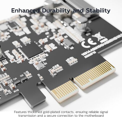 M.2 NVMe SSD to PCIe X16/X8/X4 Adapter Card with Aluminum Heatsink, Expansion for M.2 PCIe NVMe/AHCI M-Key 2280/2260/2242/2230 SSD, Tool Free in Saudi Arabia