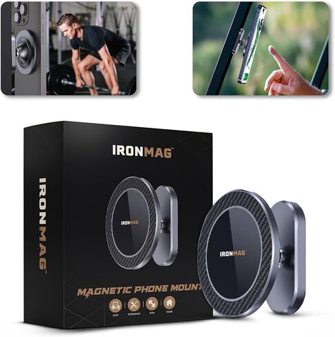 عربة الجولف المغناطيسية وحامل هاتف الجمنازيوم اللياقة البدنية متوافق مع Magsafe iPhone 16 Pro Max Plus 15 14 13 12 Mini ، Caddy Golf ، Magnetic Golf Cart Excessories هدية للأصدقاء للرجال نساء in Saudi Arabia