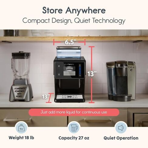 Snowlux Shaved Snowflake Ice Machine | Self-Cleaning, 8-Speed Custom Texture Control, Professional Cooling System, Sugar-Free Friendly | Smoothies, Snow Cones, Cocktails & Frozen Desserts in Saudi Arabia