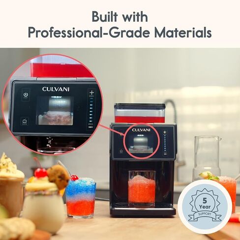 Snowlux Shaved Snowflake Ice Machine | Self-Cleaning, 8-Speed Custom Texture Control, Professional Cooling System, Sugar-Free Friendly | Smoothies, Snow Cones, Cocktails & Frozen Desserts in Saudi Arabia