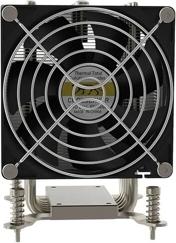 LGA2011-R22 Cooler 200w لـ LGA 2011 نوع مربع من جانب الصبخ مروحة التبريد 4U الرادياتير بالوعة الحارة 5 أنبوب الحرارة 80mm*80mm in Saudi Arabia