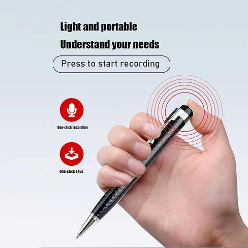 64GB Voice Recorder with Noise Cancellation - Clear Audio for Meetings, Lectures, Interviews | Portable Digital Recorder for Students & Professionals in Saudi Arabia