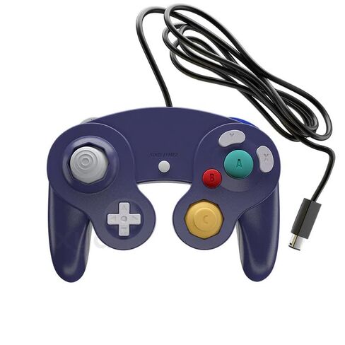 XYAB GameCube Controller – Indigo | Compatible with Nintendo Wii & GameCube | Wired Joystick | Classic Retro Gamepad in Kuwait
