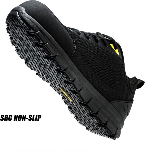 Composite Toe Shoes for Men Non Slip Work Shoes ESD Shoes Steel Toe Sneakers Shoes Puncture Proof Safety Shoes Construction Breathable Lightweight in Saudi Arabia