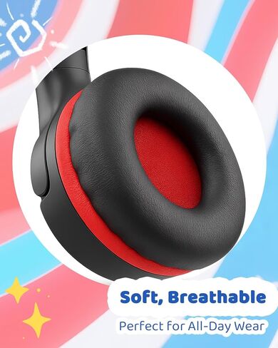 Kids Headphones with Cord - Wired Headphones for Kids, 85/94dB Volume Limited for Safe Listening, Comfortable & Durable, 3.6mm Jack for School, Tablet, Travel, PinkPurple in Saudi Arabia