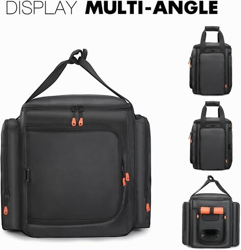 Carrying Case Portable Bag Travelling Case Compatible with JBL Partybox Encore Essential 2/ Essential Party Speaker, Extra Pockets for Microphone,Charger,Cable,Accessories in Saudi Arabia