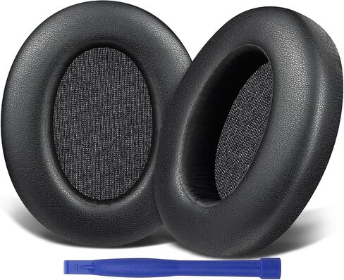 SOULWIT Earpads Cushions Replacement for Sony WH-XB910N Extra Bass Headphones, Ear Pads with Soft Protein Leather, Noise Isolation Foam - Black in Saudi Arabia