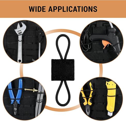 20 PCS MOLLE FACKEMNMENT KIT ، وأشرطة متعددة الأغراض لحامل اللوحة ، وحقيبة الظهر ، وملحقات السترة in Saudi Arabia