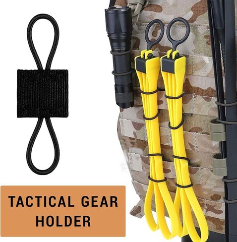 20 PCS MOLLE FACKEMNMENT KIT ، وأشرطة متعددة الأغراض لحامل اللوحة ، وحقيبة الظهر ، وملحقات السترة in Saudi Arabia