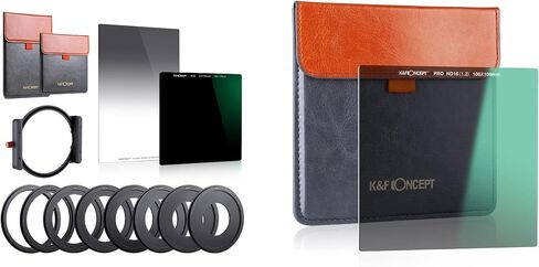 Square ND1000 + ND16 + Soft ND8 + مجموعة حامل المرشح المعدنية + 8 مجموعة تصفية حلقات المحول in Saudi Arabia