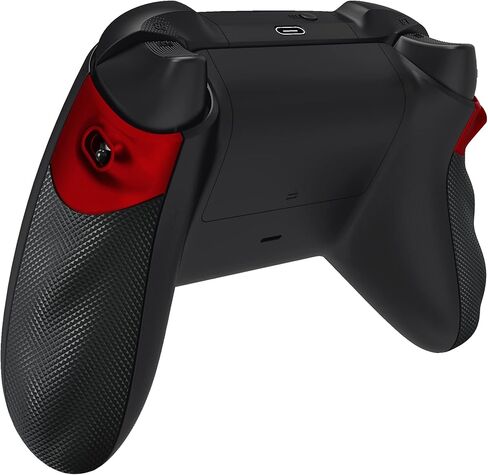 القضبان الجانبية المطاطية المتطرفة القضبان الجانبية القبضة القبعة المحفزات المحفز لوحدة تحكم Xbox Series X/S ، مقبض مقبض سدادة مضاد للانزلاق في أجهزة التحكم في Xbox Core-أسود ماس أسود in Kuwait