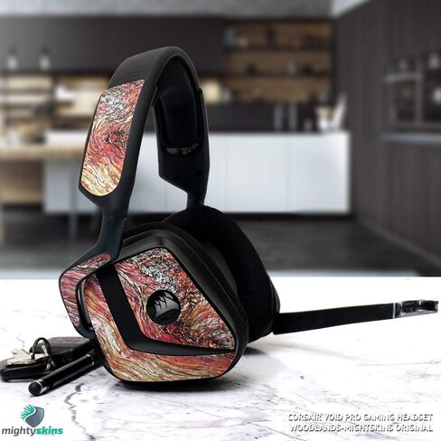 MightySkins Skin Compatible with Corsair Void Pro Gaming Headset - Cotton Candy | Protective, Durable, and Unique Vinyl Decal wrap Cover | Easy to Apply, Remove, and Change Styles | Made in The USA in Saudi Arabia