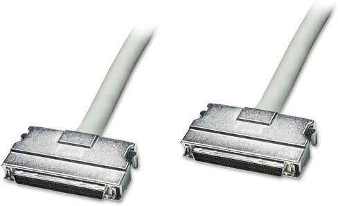 Lindy SCSI-III Cable with Clip Type Hoods (68 Way Half Pitch D Male), 1m (30690) in Saudi Arabia