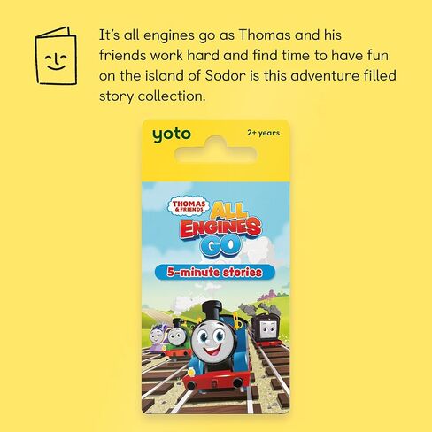 YOTO Thomas & Friends All Engines Go - Kids Audio Card for Use with Player & Mini All–in–1 Audio Player, Educational & Screen–Free Listening with Fun Playtime, Bedtime & Travel Stories, Ages 2+ in Saudi Arabia