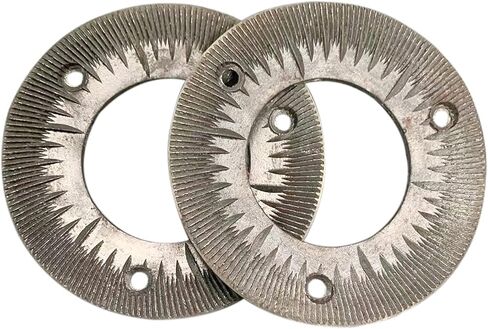 2Pcs Grinding Plates for 3000W 110V Electric Grain Mill, Heavy Duty Commercial Grain Grinder Machine, Grinding Sheets Dry Grain Grinding Machine Plates in Kuwait