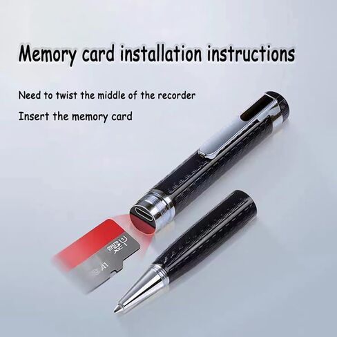 128GB Voice Recorder with Noise Cancellation - Clear Audio Recording for Meetings, Lectures & Interviews | Portable Digital Recorder for Students, Professionals & Work in Saudi Arabia