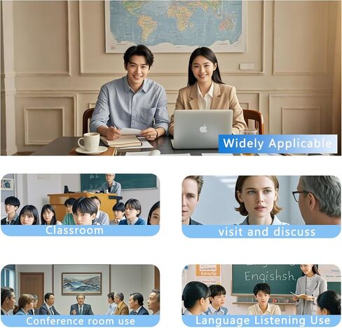 128GB Voice Recorder with Noise Cancellation - Clear Audio Recording for Meetings, Lectures & Interviews | Portable Digital Recorder for Students, Professionals & Work in Saudi Arabia