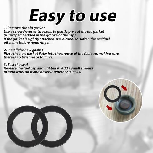 12pcs No.2 Cap Cap Seals لـ Coleman 220 الفوانيس والفوانيس المطاطية السوداء والمواقد استبدال قبعة الوقود in Saudi Arabia