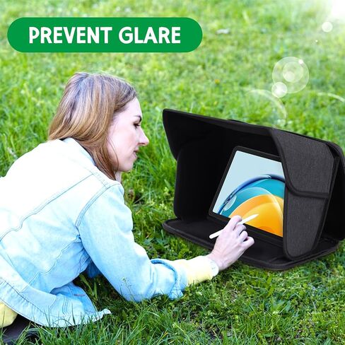 iPad Sun Shade Tablet Case for 8-8.5 Inch ، iPad Sun Glare Shield Shield Shield Cover Cover Cover Sunshade Travel Lage ، 8-8.5 '' in Kuwait