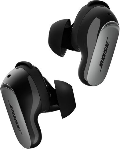 Bose New QuietComfort Ultra Bluetooth Earbuds (2nd Gen), Wireless Noise Cancelling Earbuds, Up to 6 Hours Battery, IPX4 Rating, Immersive Audio, Deep Bass, Black in Kuwait
