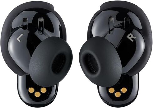 Bose New QuietComfort Ultra Bluetooth Earbuds (2nd Gen), Wireless Noise Cancelling Earbuds, Up to 6 Hours Battery, IPX4 Rating, Immersive Audio, Deep Bass, Black in Kuwait