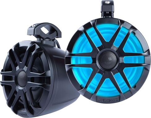 Memphis Audio SMC3 Marine Media Center مع MX800.4 AMP و MXA60L 6.5 "مكبرات صوت أمامية و MXA62PS 6.5". in Saudi Arabia
