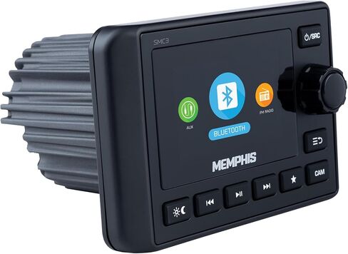 Memphis Audio SMC3 Marine Multi-Zone Media Center مع MX400.4 AMP ، MXA60L 6.5 "مكبرات صوت أمامية و MXA62PS 6.5". in Saudi Arabia