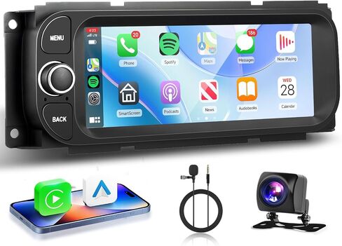 2+64G Radio for Dodge Ram 1500/2500/3500 2002-2006,for Jeep Grand Cherokee 1999-2004,for Jeep Wrangler 2003-2006-Android Wireless CarPlay Android Auto 6.86" IPS Touch Screen Car Radio for Dodge Ram in Saudi Arabia