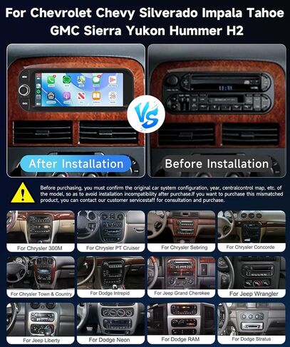 2+64G Radio for Dodge Ram 1500/2500/3500 2002-2006,for Jeep Grand Cherokee 1999-2004,for Jeep Wrangler 2003-2006-Android Wireless CarPlay Android Auto 6.86" IPS Touch Screen Car Radio for Dodge Ram in Saudi Arabia
