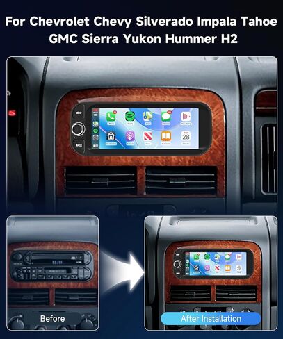 2+64G Radio for Dodge Ram 1500/2500/3500 2002-2006,for Jeep Grand Cherokee 1999-2004,for Jeep Wrangler 2003-2006-Android Wireless CarPlay Android Auto 6.86" IPS Touch Screen Car Radio for Dodge Ram in Saudi Arabia
