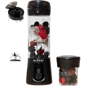 BLENDi Pro+ Portable Blender (17.5oz, Black) – Upgraded Ice Crushing 120W Motor, USB-C Rechargeable, Cordless Personal Blender Smoothies & Shakes – BPA-Free, ravel-Friendly (NEW) in Saudi Arabia