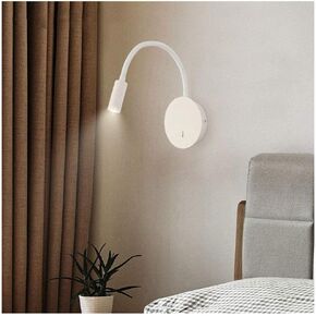 مرن groenseck الجدار أضواء القراءة مصباح السرير مع التبديل 3W LED SPOTLAMP التصميم الحد الأدنى قابلة للتعديل الجدار الداخلي ضوء غرفة نوم غرفة المعيشة أضواء داخلية الجدار in Saudi Arabia