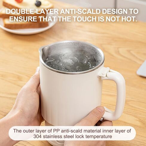 Travel Foldable Electric Kettle,Portable Collapsible Tea Coffee Kettle with 2 Temperature Settings, Stainless Steel Hot Water Boiler in Saudi Arabia