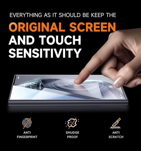 Magic John 2 Pack for Samsung Galaxy S24 Ultra Herded Glass Screen Protector ، وتركيب التثبيت التلقائي ، وخالية من الفقاعات ، واضحة ، واضحة ، وتثبيت سهلة in Saudi Arabia