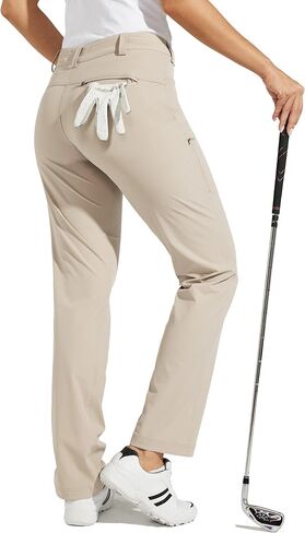 Willit Women's Golf Pants Stretch Hiking Pants Quick Dry Lightweight Outdoor Casual Pants with Pockets Water Resistant in Kuwait