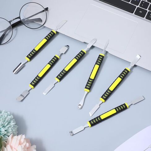 6 PCS مجموعة أدوات إصلاح Spudger المعدنية ، أدوات فتح الفولاذ الكربوني المزدوج مع مقبض غير انزلاق للهاتف ، أجهزة الكمبيوتر المحمولة ، الكمبيوتر اللوحي ، الهاتف المحمول ، الساعة ، الأجهزة المنزلية الرقمية in Saudi Arabia