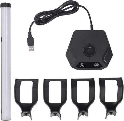حامل وحدة تحكم ، إضاءة RGB مع 2 منافذ USB 1 نوع C لسماعات الألعاب ووحدات التحكم in Kuwait
