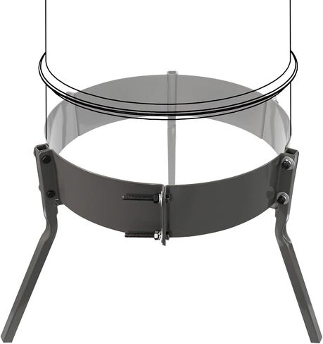Highwild Deer Feeder 30 Gallon Barrel Band Leg Mounting Kit in Saudi Arabia