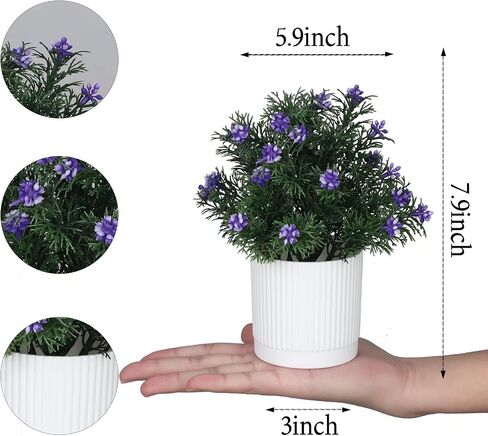 TOTOGA Artificial Hanging Plants 2 Pack Fake Potted Plants for Wall Home Room Office Indoor Decor (2 Pcs) in Saudi Arabia