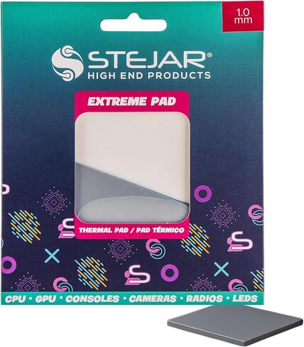 PAD الحرارية 95 × 45 × 1 مم-12.8 واط/م/MK واجهة حرارية عالية الأداء لوحدة المعالجة المركزية ، GPU ، PS5 ، Xbox ، ICS ، LEDs ، الكاميرات-سهلة القطع ، غير موصوفة ، التبريد الشديد in Kuwait
