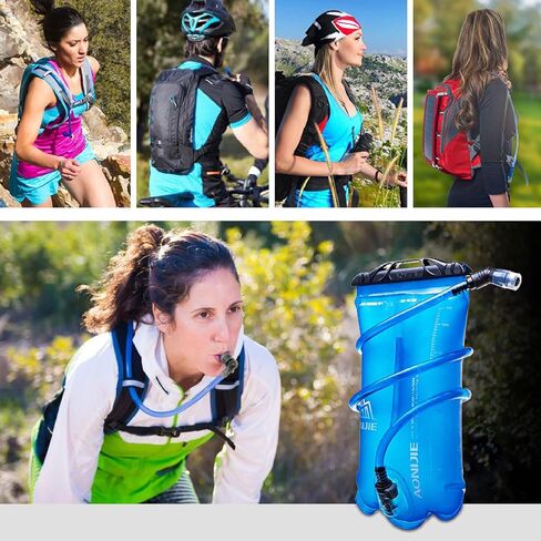 Triwonder Hydration المثانة الخزان 1.5 لتر 2L 3L BPA المثانة المجانية للمياه لتشغيل حقيبة ظهر للتخييم على ركوب الدراجات في ركوب الدراجات. in Kuwait