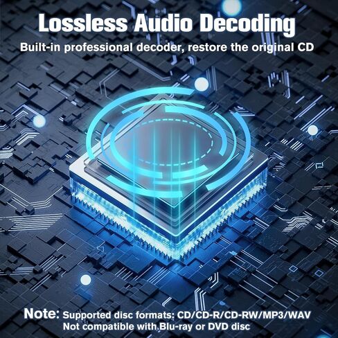 مشغل الأقراص المضغوطة المحمولة للسيارة مع USB & AUX-محرك أقراص مضغوطة خارجي عالمي مع مضاد للسلاح ، كابل امتداد USB ، قابس وتشغيل للسيارة ، الكمبيوتر المحمول ، التلفزيون-متوافق مع Android 4.4+ in Saudi Arabia