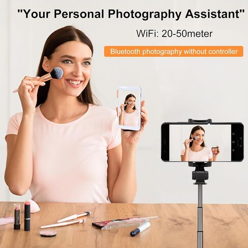 VLOG Selfie Monitor Screen-1080p ، Magnetic Wireless Phone Camera Monitor Monitor Prinive-in Moniter for Youtube & Tiktok Live Streaming Update ، التوافق العالمي مع iPhone & Android in Saudi Arabia
