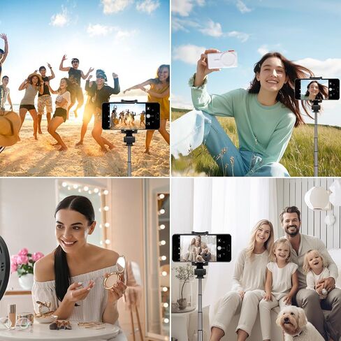 VLOG Selfie Monitor Screen-1080p ، Magnetic Wireless Phone Camera Monitor Monitor Prinive-in Moniter for Youtube & Tiktok Live Streaming Update ، التوافق العالمي مع iPhone & Android in Saudi Arabia