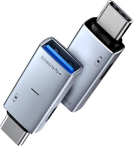 محول USB C OTG مع شحن سريع ، فاصل 2 حزمة للشحن في وقت واحد ونقل البيانات ، متوافق مع سطح البخار ، Galaxy S24 ، Nintendo Switch ، Chromecast ، 3D Printer ، PI-KVM ، Pixel 4 in Saudi Arabia